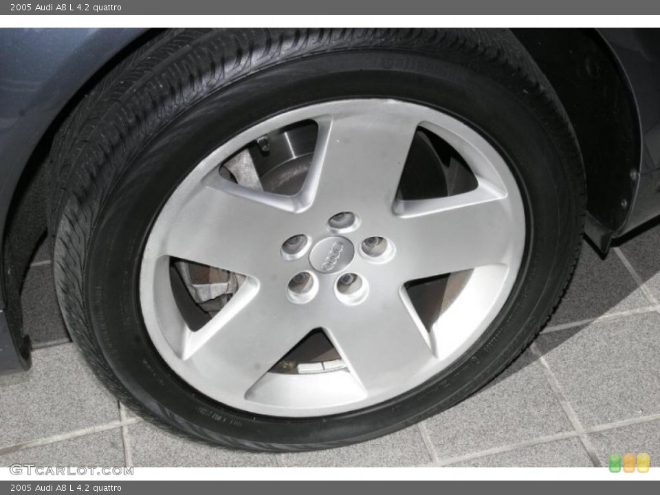 2005 Audi A8 L 4.2 quattro Wheel and Tire Photo #45791834