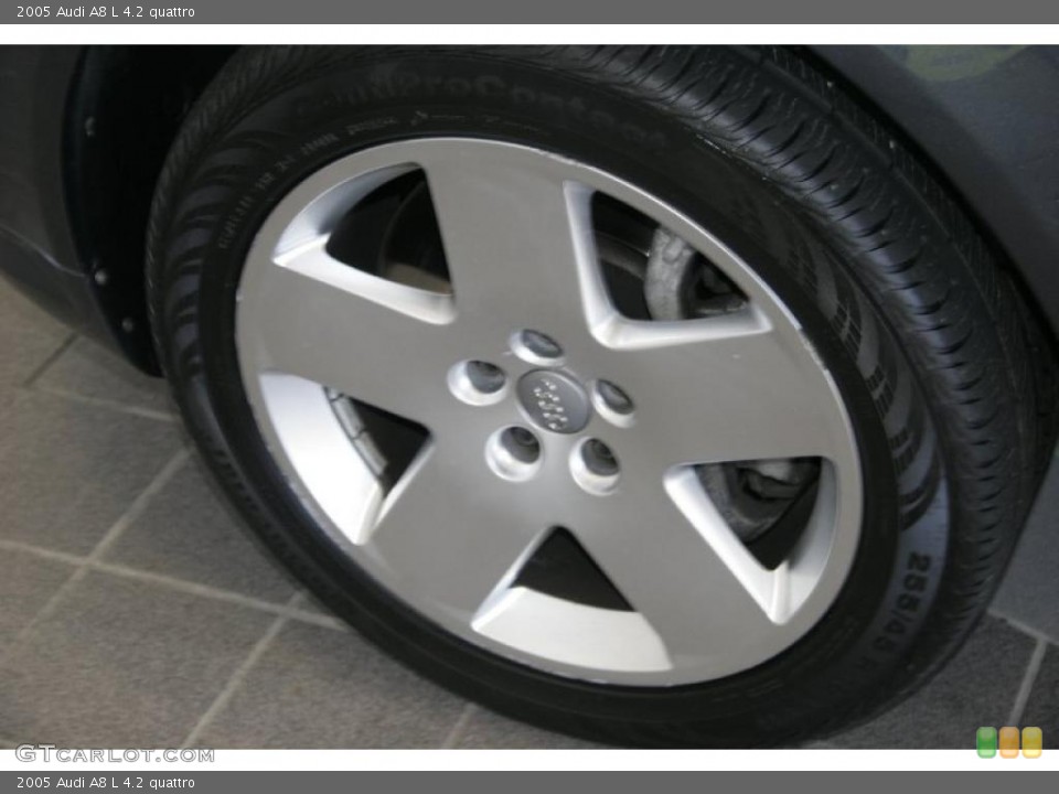 2005 Audi A8 L 4.2 quattro Wheel and Tire Photo #45791846