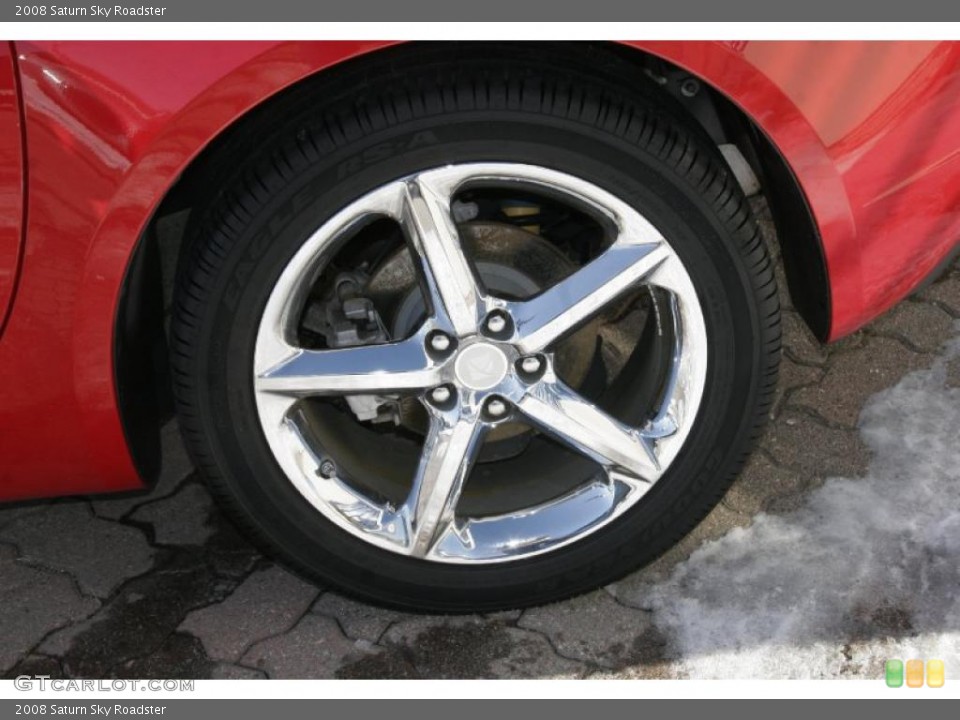 2008 Saturn Sky Roadster Wheel and Tire Photo #45792038