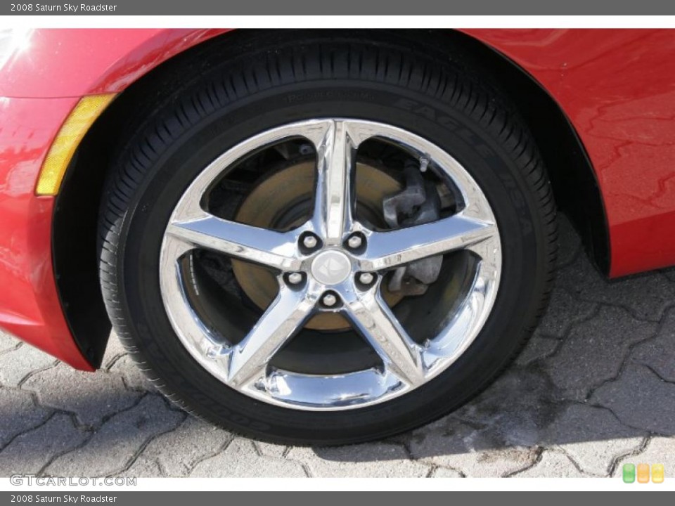 2008 Saturn Sky Roadster Wheel and Tire Photo #45792046