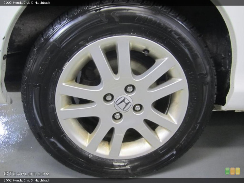 2002 Honda Civic Si Hatchback Wheel and Tire Photo #45797395