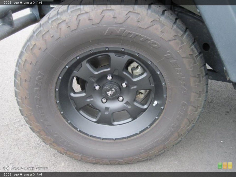 2008 Jeep Wrangler Custom Wheel and Tire Photo #45798511