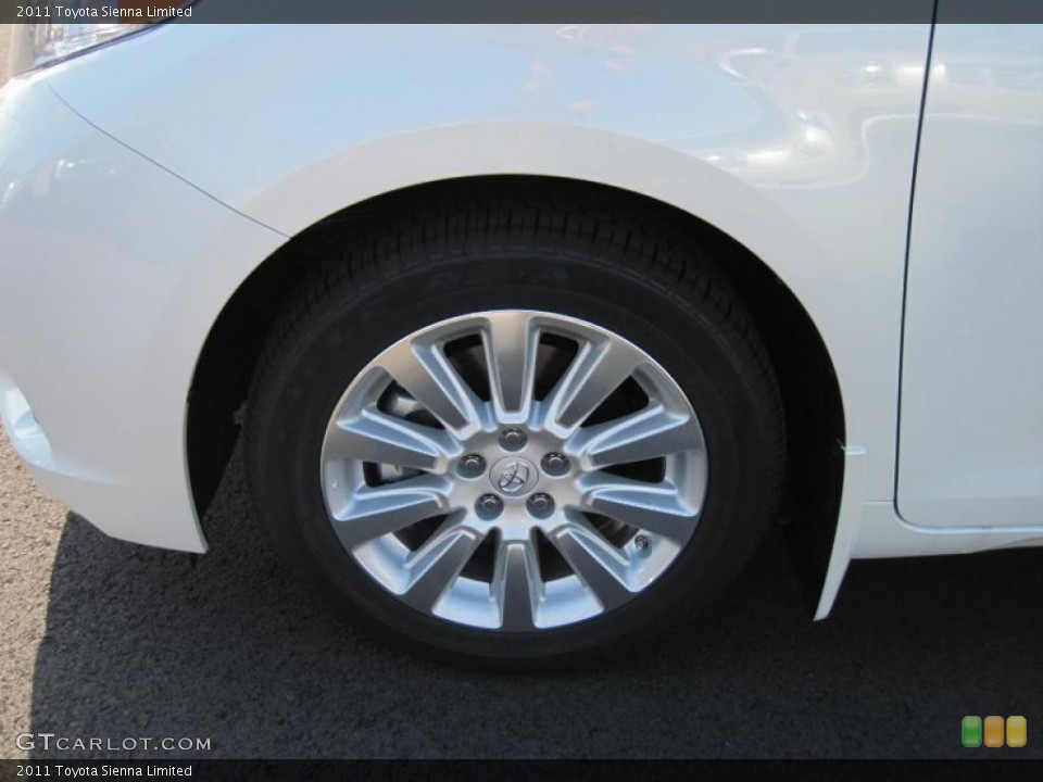 2011 Toyota Sienna Limited Wheel and Tire Photo #45802145