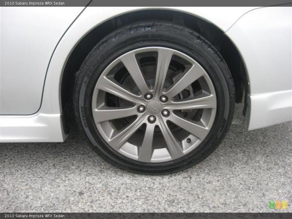 2010 Subaru Impreza WRX Sedan Wheel and Tire Photo #45805085