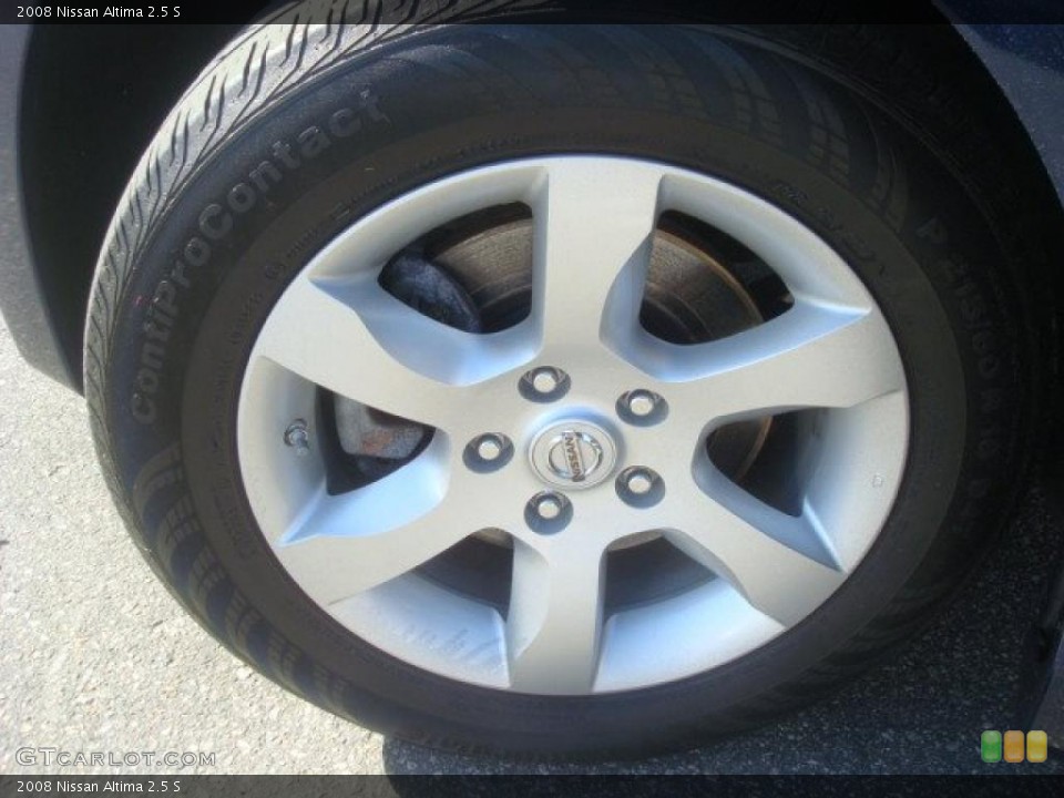 2008 Nissan Altima 2.5 S Wheel and Tire Photo #45808245