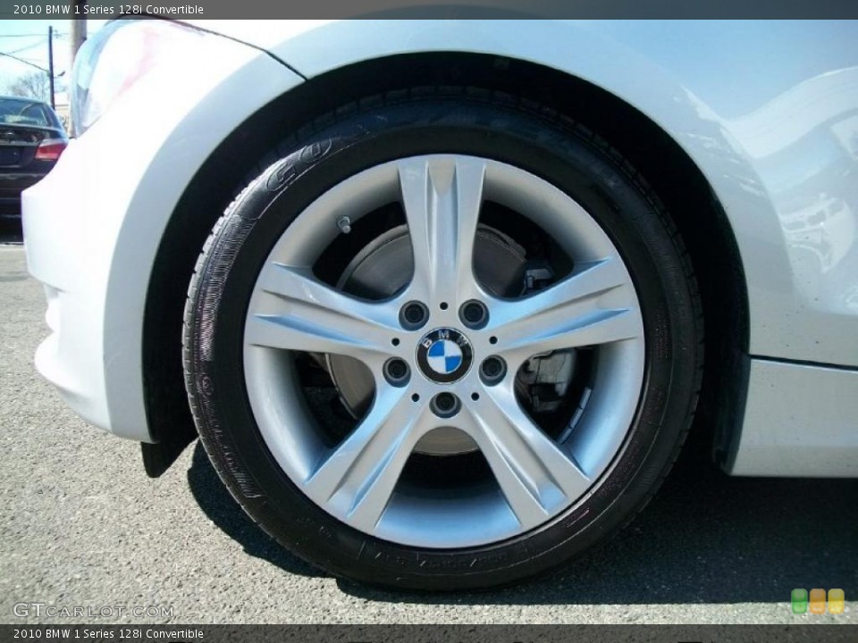 2010 BMW 1 Series 128i Convertible Wheel and Tire Photo #45808249
