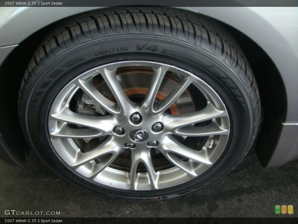 2007 Infiniti G 35 S Sport Sedan Wheel and Tire Photo #45808557