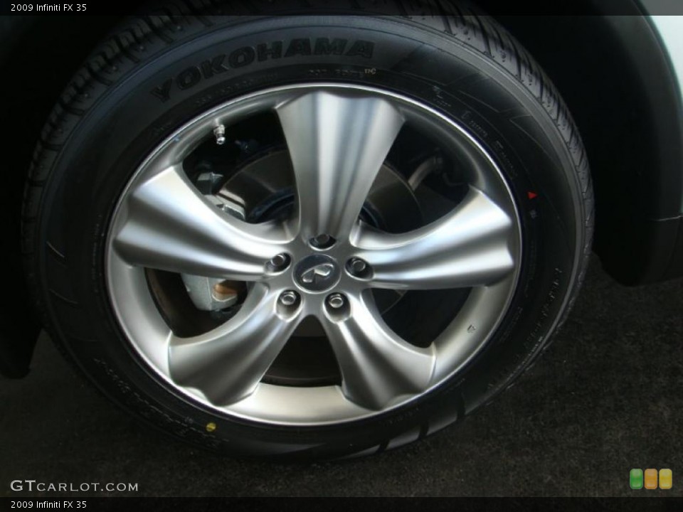 2009 Infiniti FX 35 Wheel and Tire Photo #45810705