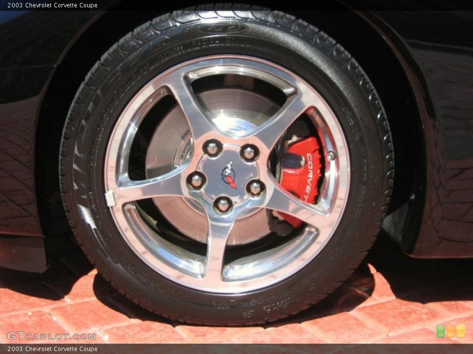 2003 Chevrolet Corvette Coupe Wheel and Tire Photo #45811773
