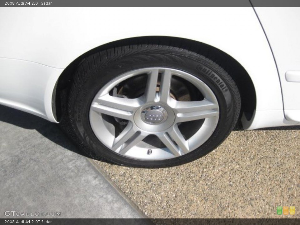 2008 Audi A4 2.0T Sedan Wheel and Tire Photo #45812133