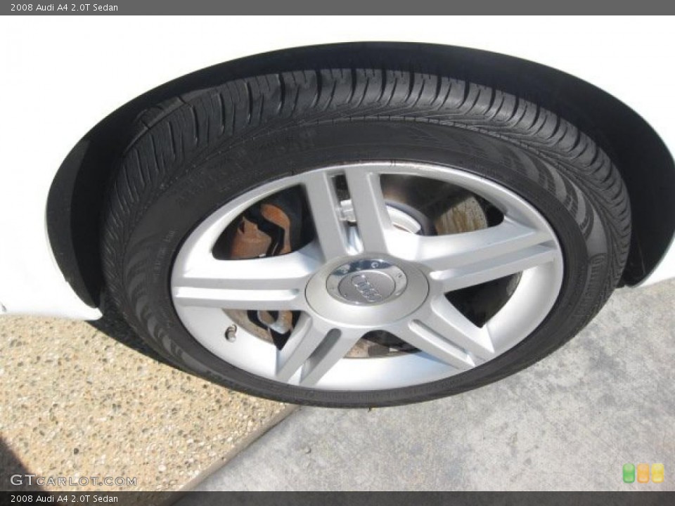 2008 Audi A4 2.0T Sedan Wheel and Tire Photo #45812141