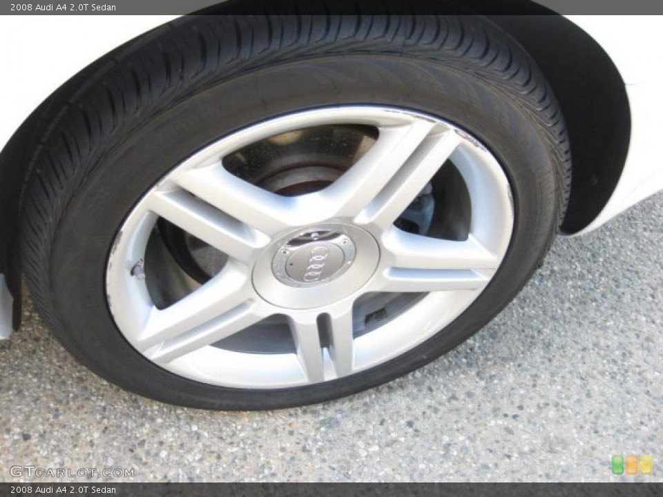 2008 Audi A4 2.0T Sedan Wheel and Tire Photo #45812157