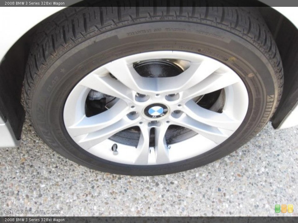 2008 BMW 3 Series 328xi Wagon Wheel and Tire Photo #45812917