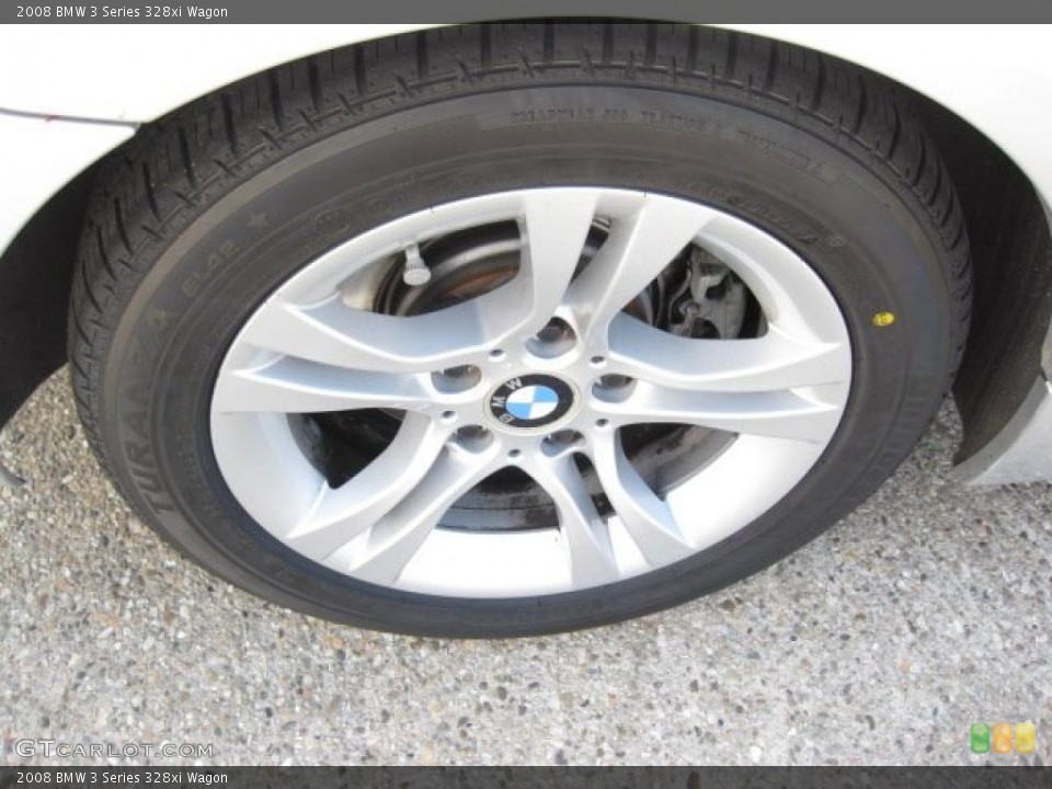 2008 BMW 3 Series 328xi Wagon Wheel and Tire Photo #45812921