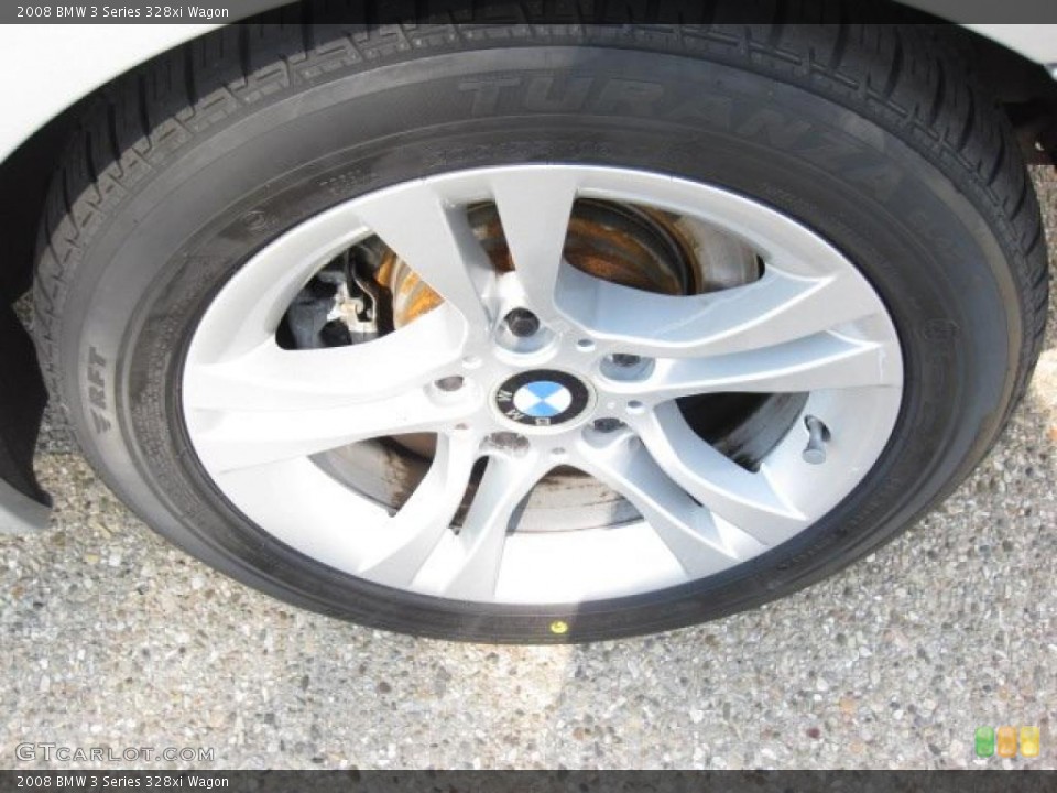 2008 BMW 3 Series 328xi Wagon Wheel and Tire Photo #45812933
