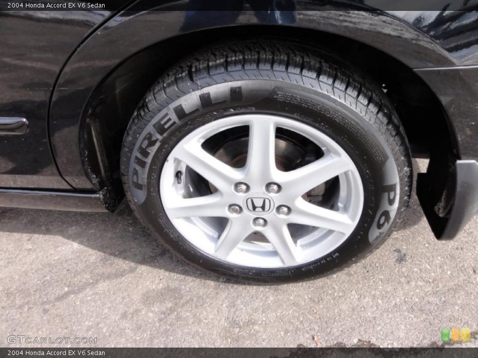 2004 Honda Accord EX V6 Sedan Wheel and Tire Photo #45813469