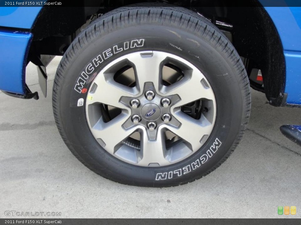 2011 Ford F150 XLT SuperCab Wheel and Tire Photo #45814185