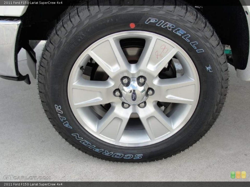 2011 Ford F150 Lariat SuperCrew 4x4 Wheel and Tire Photo #45815669