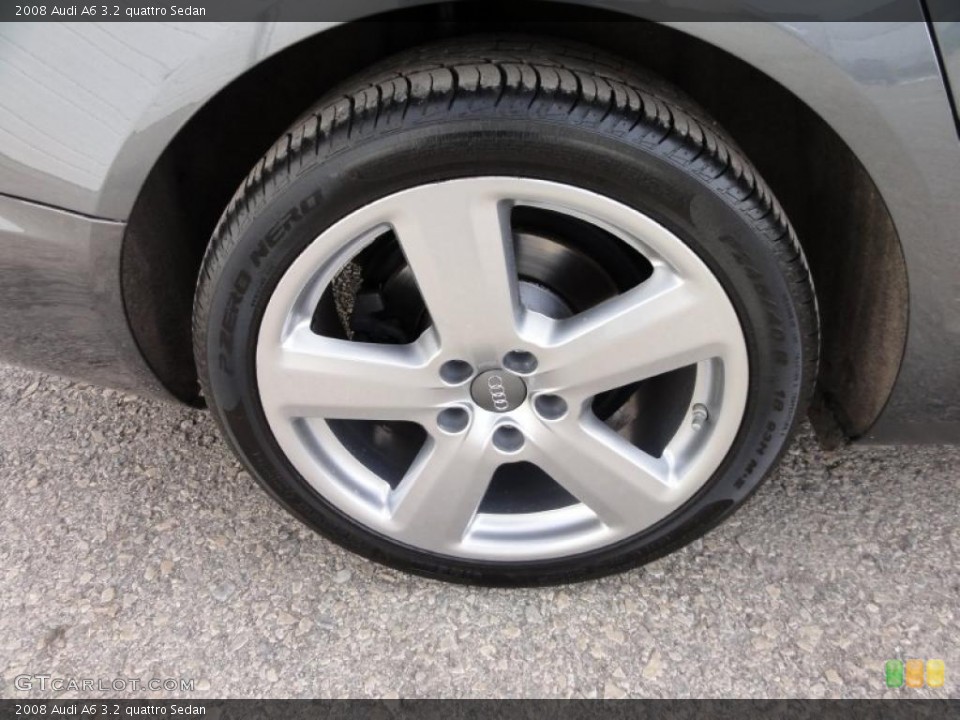 2008 Audi A6 3.2 quattro Sedan Wheel and Tire Photo #45816849