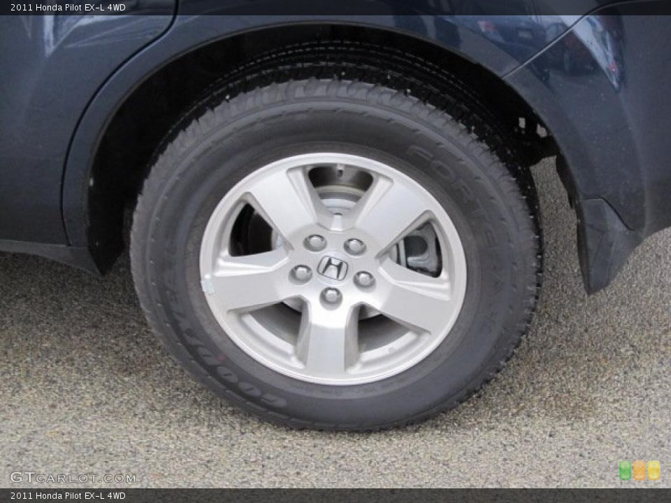 2011 Honda Pilot EX-L 4WD Wheel and Tire Photo #45820099