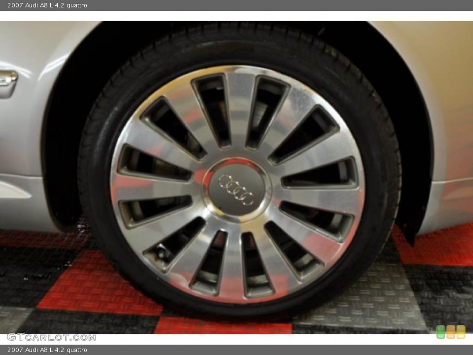 2007 Audi A8 L 4.2 quattro Wheel and Tire Photo #45820633