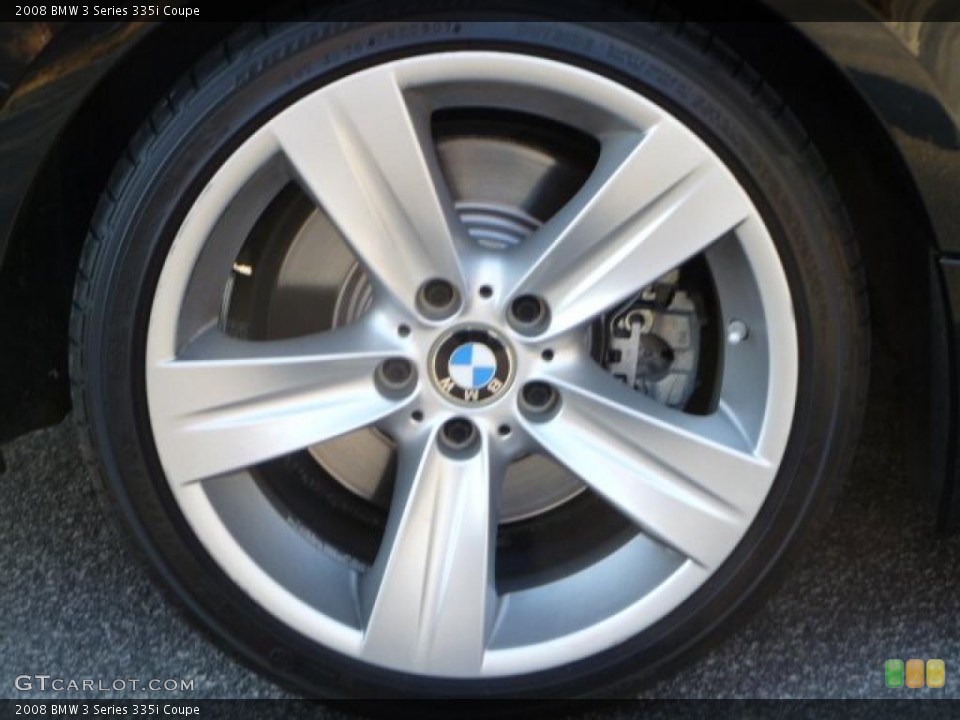 2008 BMW 3 Series 335i Coupe Wheel and Tire Photo #45821477