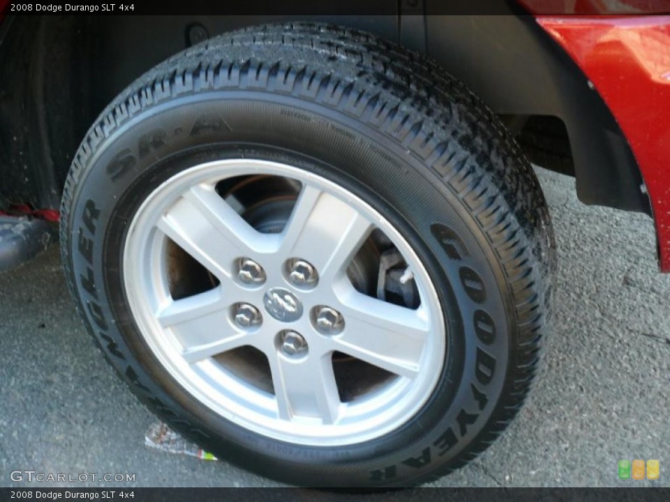 2008 Dodge Durango SLT 4x4 Wheel and Tire Photo #45821661