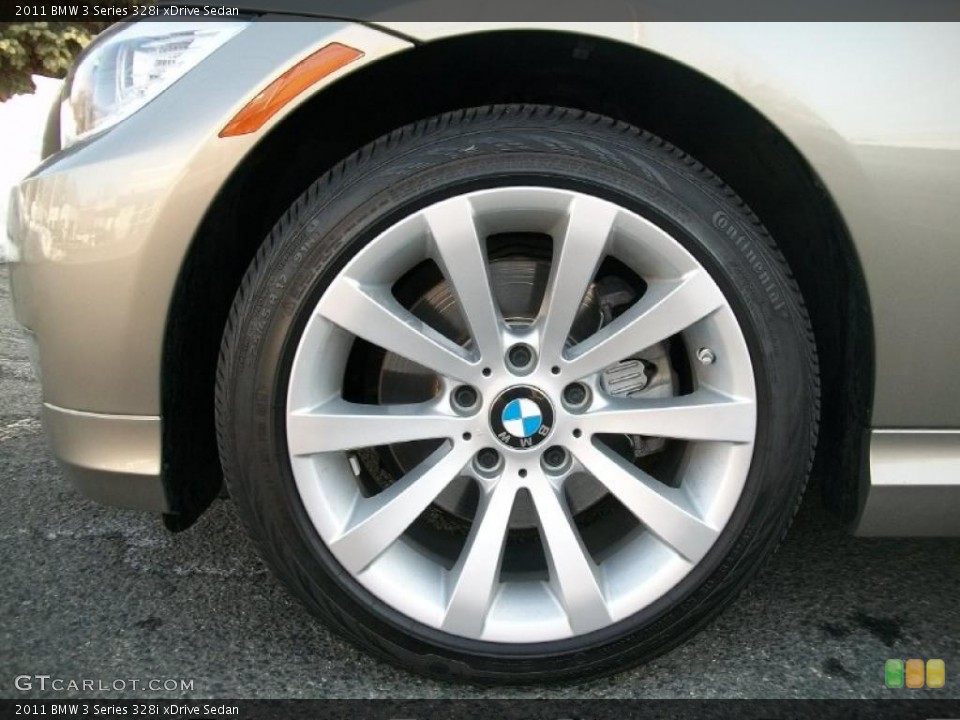 2011 BMW 3 Series 328i xDrive Sedan Wheel and Tire Photo #45827208