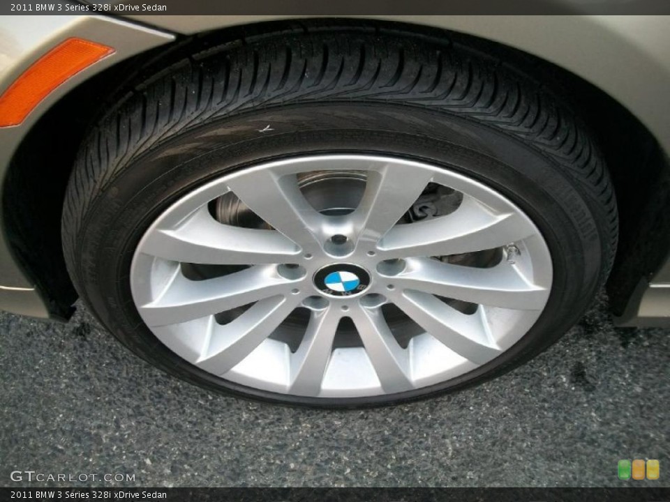 2011 BMW 3 Series 328i xDrive Sedan Wheel and Tire Photo #45827212