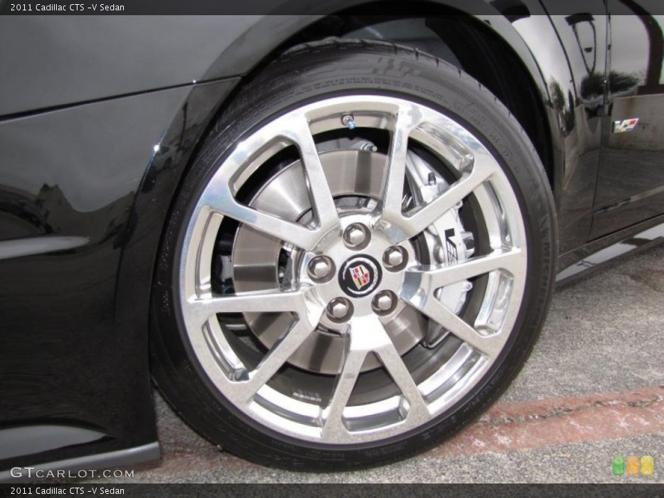 2011 Cadillac CTS -V Sedan Wheel and Tire Photo #45827721