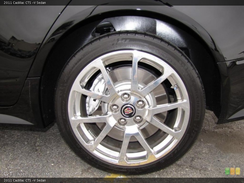 2011 Cadillac CTS -V Sedan Wheel and Tire Photo #45827749