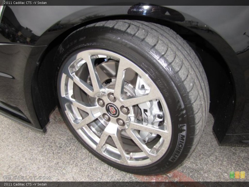 2011 Cadillac CTS -V Sedan Wheel and Tire Photo #45827757