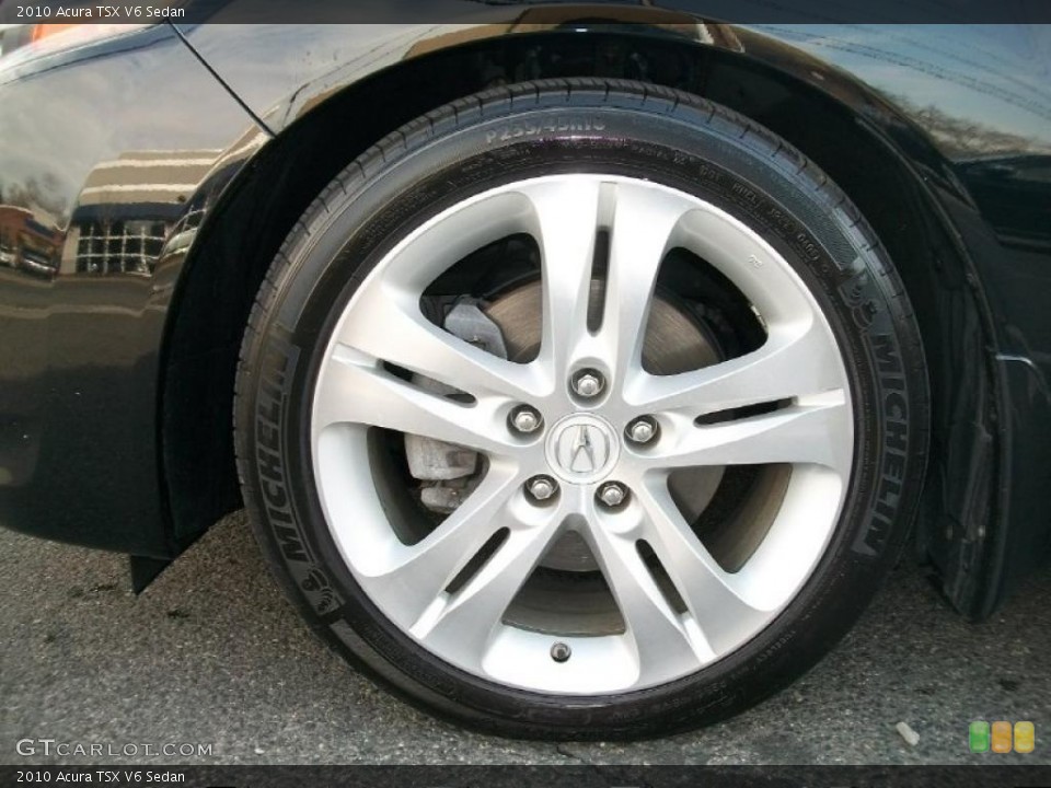 2010 Acura TSX V6 Sedan Wheel and Tire Photo #45828877