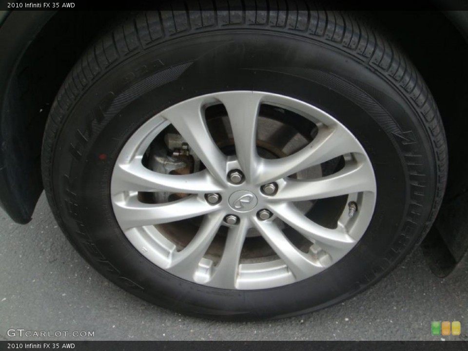 2010 Infiniti FX 35 AWD Wheel and Tire Photo #45829281