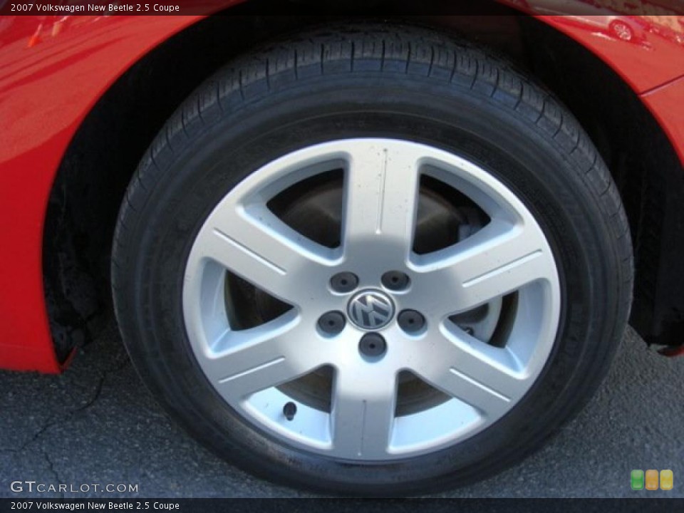 2007 Volkswagen New Beetle 2.5 Coupe Wheel and Tire Photo #45834995