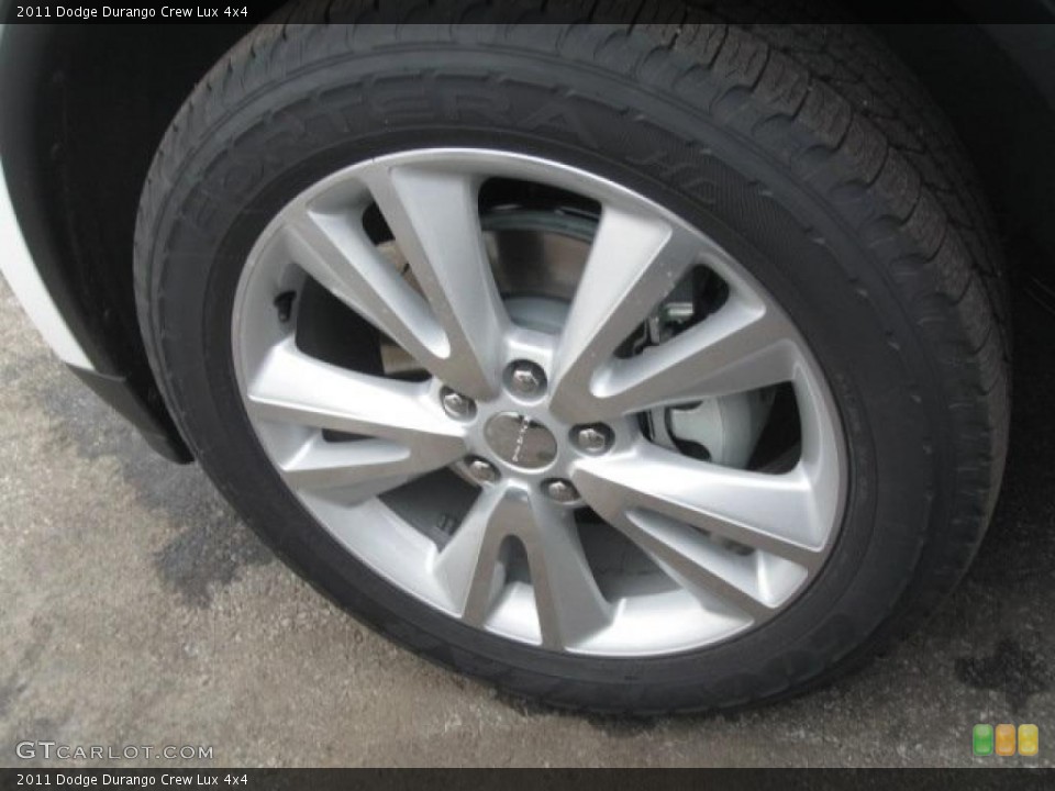 2011 Dodge Durango Crew Lux 4x4 Wheel and Tire Photo #45843208