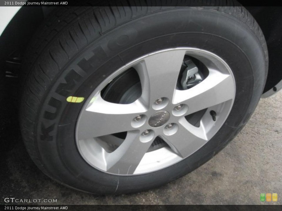 2011 Dodge Journey Mainstreet AWD Wheel and Tire Photo #45843404