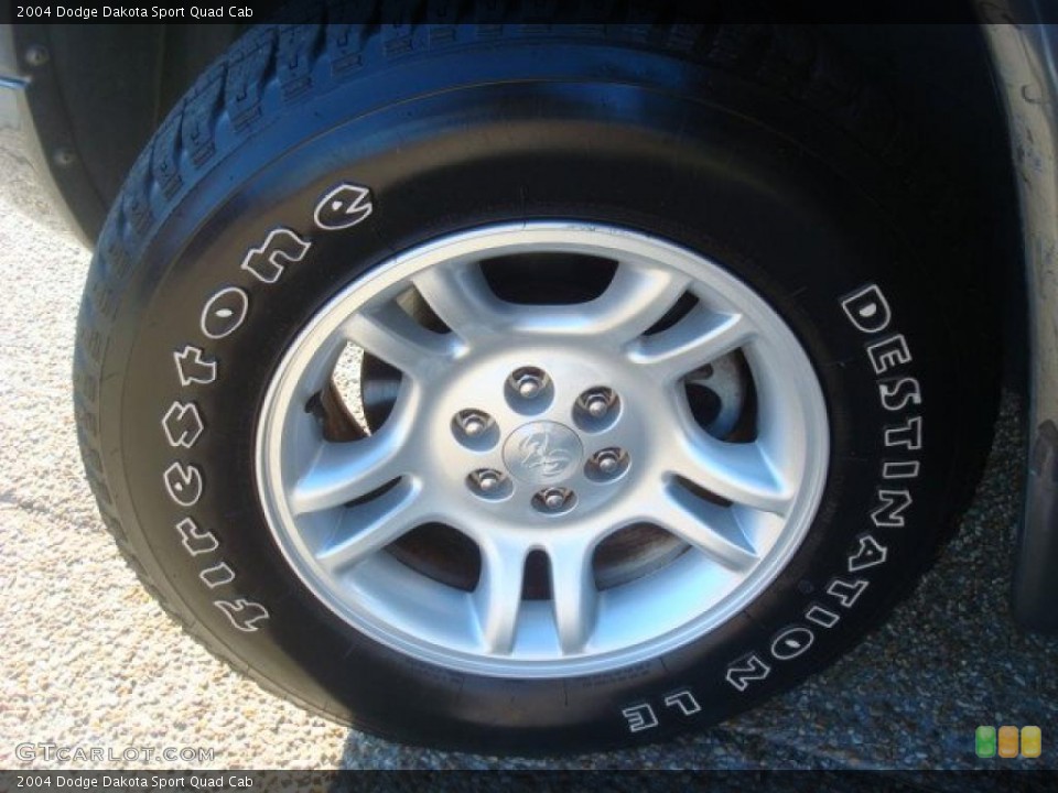 2004 Dodge Dakota Sport Quad Cab Wheel and Tire Photo #45844084