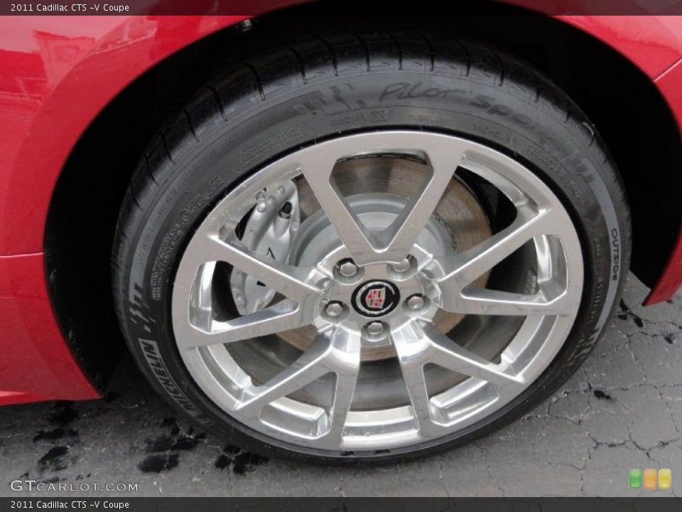 2011 Cadillac CTS -V Coupe Wheel and Tire Photo #45848044