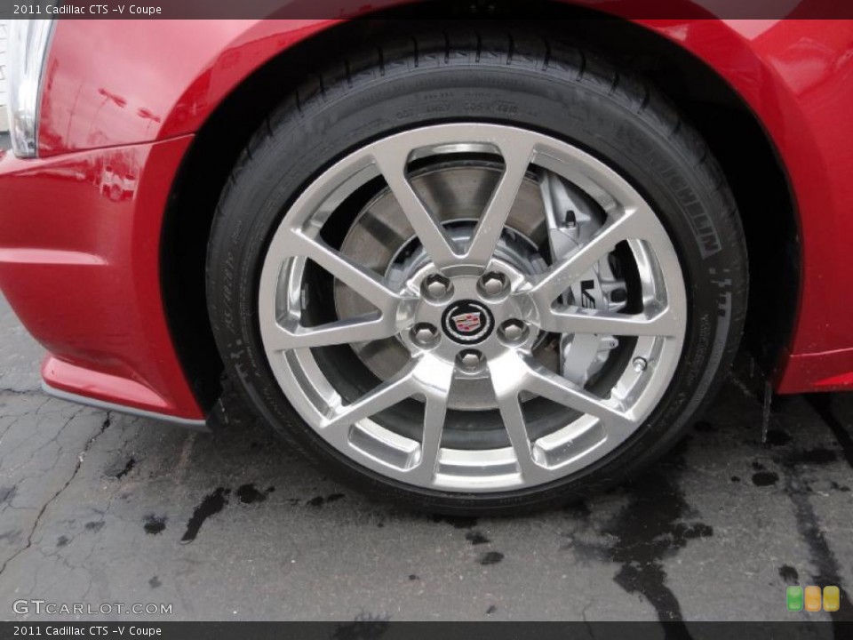 2011 Cadillac CTS -V Coupe Wheel and Tire Photo #45848060