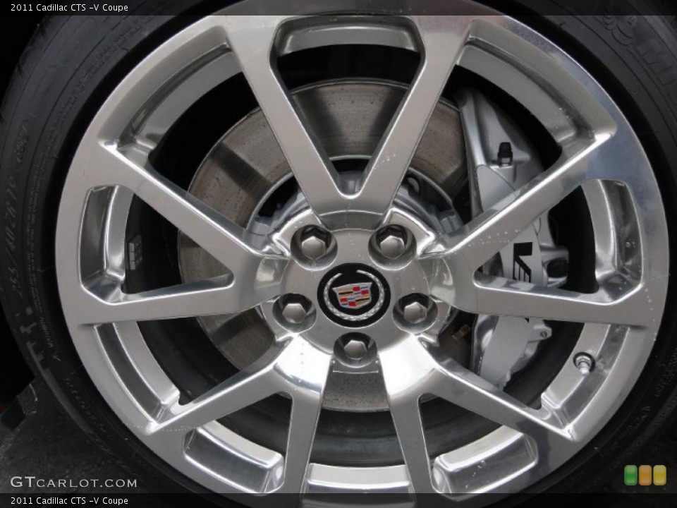 2011 Cadillac CTS -V Coupe Wheel and Tire Photo #45848076