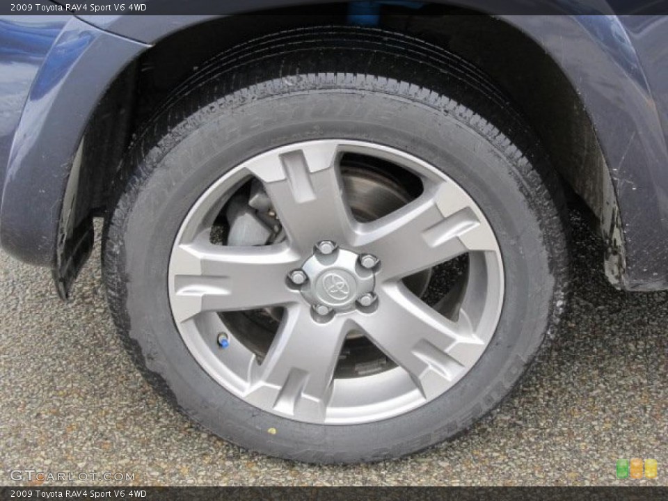 2009 Toyota RAV4 Sport V6 4WD Wheel and Tire Photo #45848900