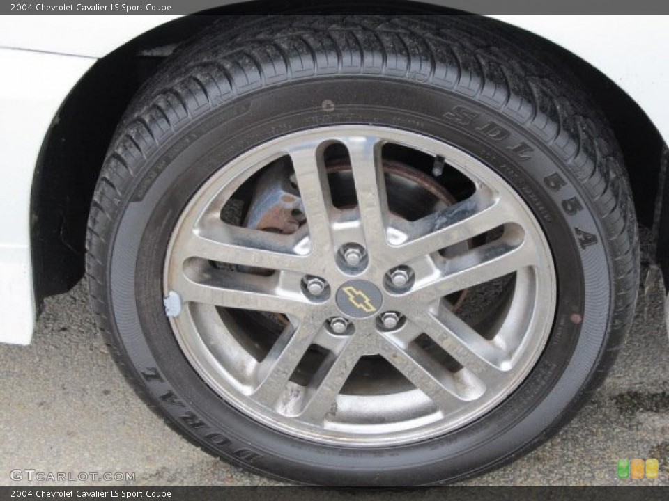 2004 Chevrolet Cavalier LS Sport Coupe Wheel and Tire Photo #45849527
