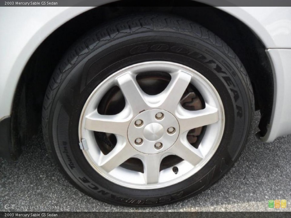 2003 Mercury Sable GS Sedan Wheel and Tire Photo #45853197