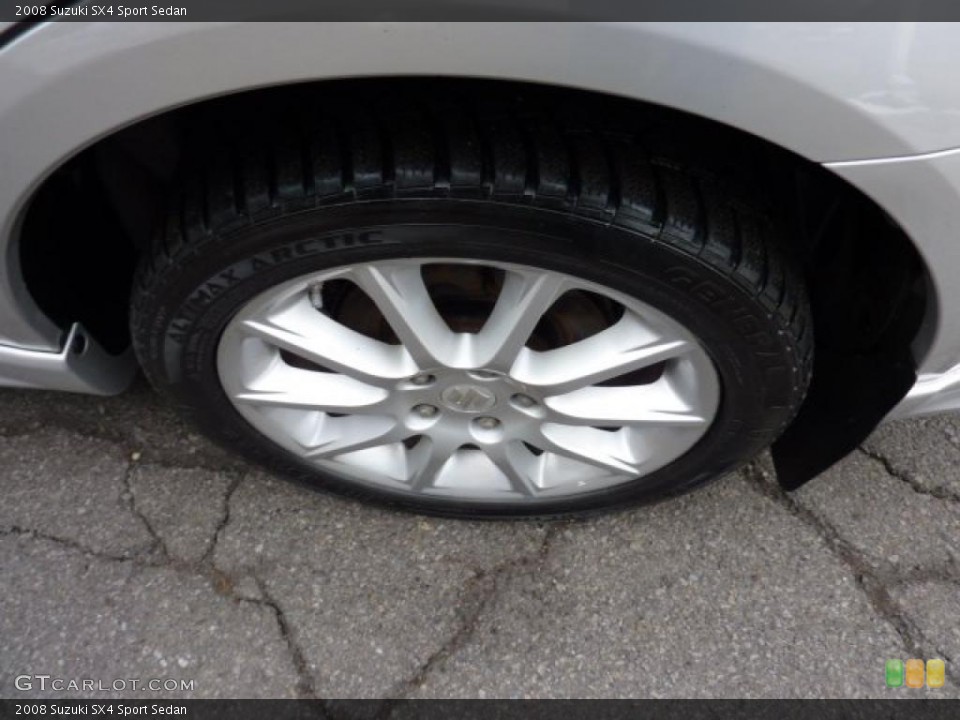 2008 Suzuki SX4 Sport Sedan Wheel and Tire Photo #45859582