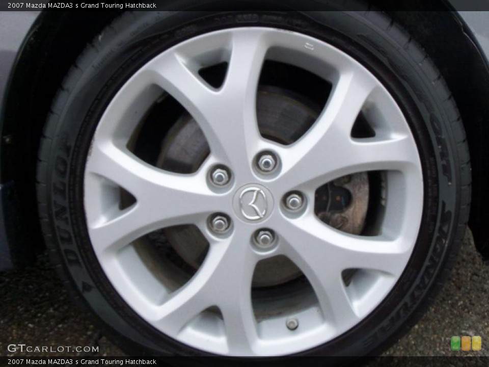 2007 Mazda MAZDA3 s Grand Touring Hatchback Wheel and Tire Photo #45866435