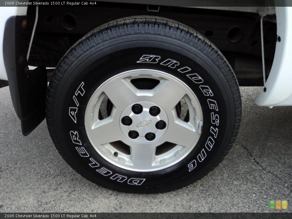 2006 Chevrolet Silverado 1500 LT Regular Cab 4x4 Wheel and Tire Photo #45868915