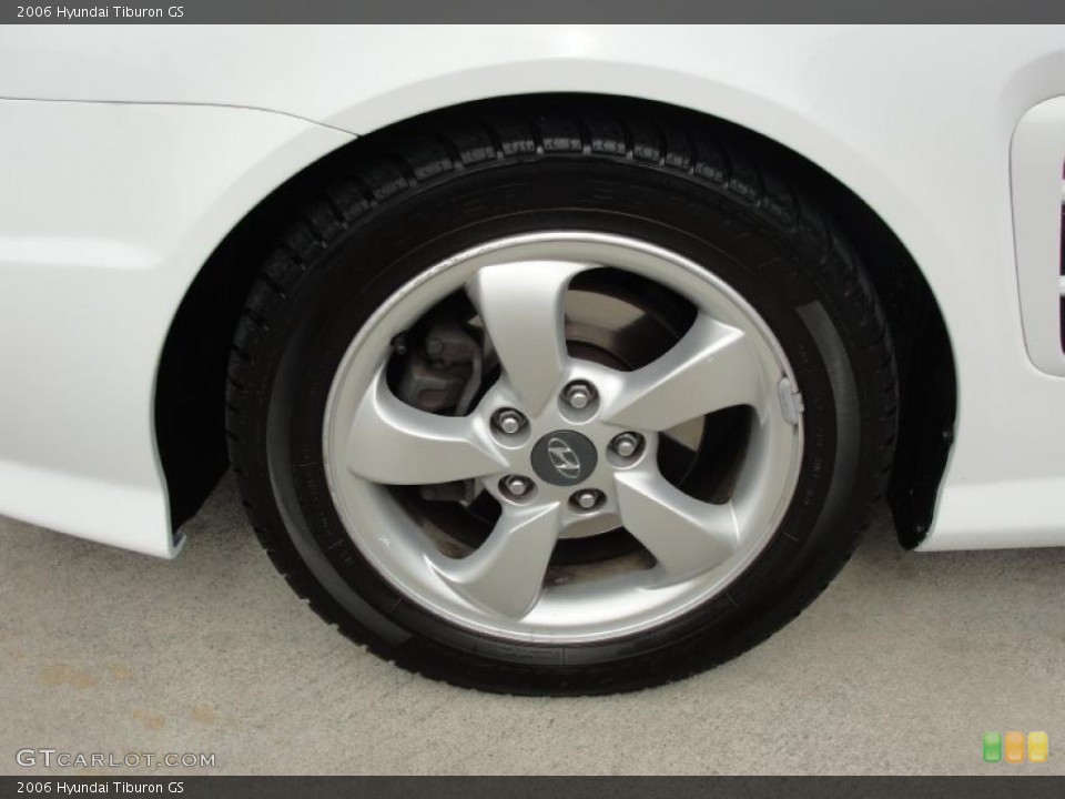 2006 Hyundai Tiburon GS Wheel and Tire Photo #45877540