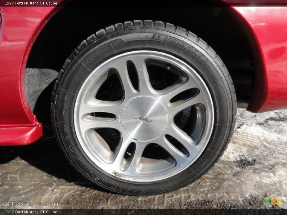 1997 Ford Mustang GT Coupe Wheel and Tire Photo #45886085