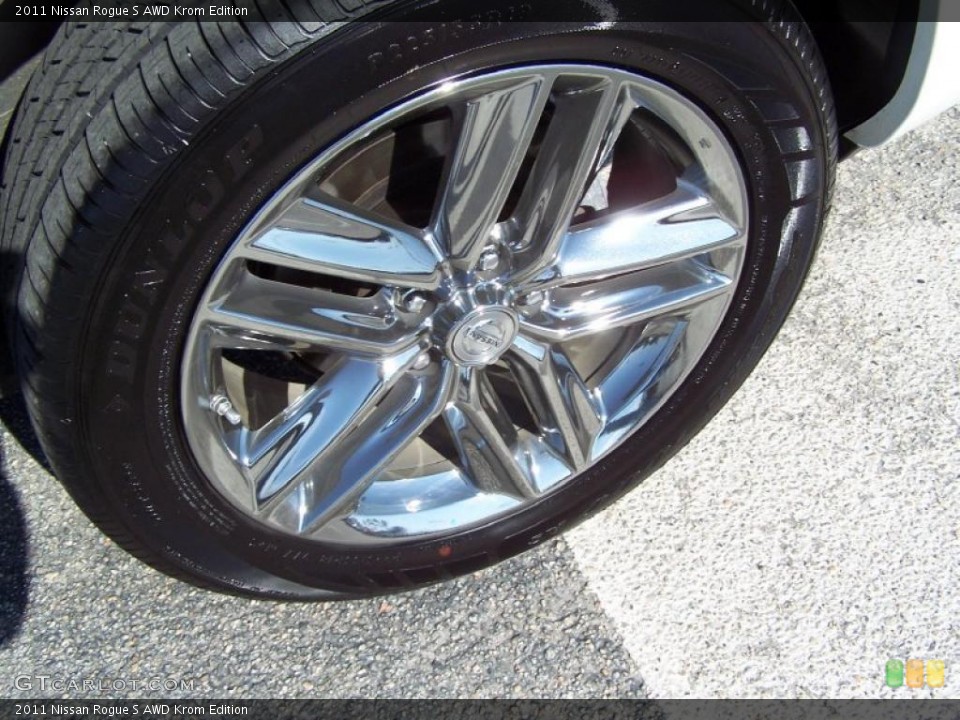 2011 Nissan Rogue S AWD Krom Edition Wheel and Tire Photo #45894084